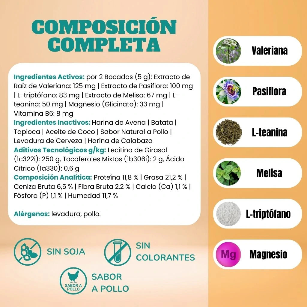 Calma & Relax - Masticables suaves 120 uds