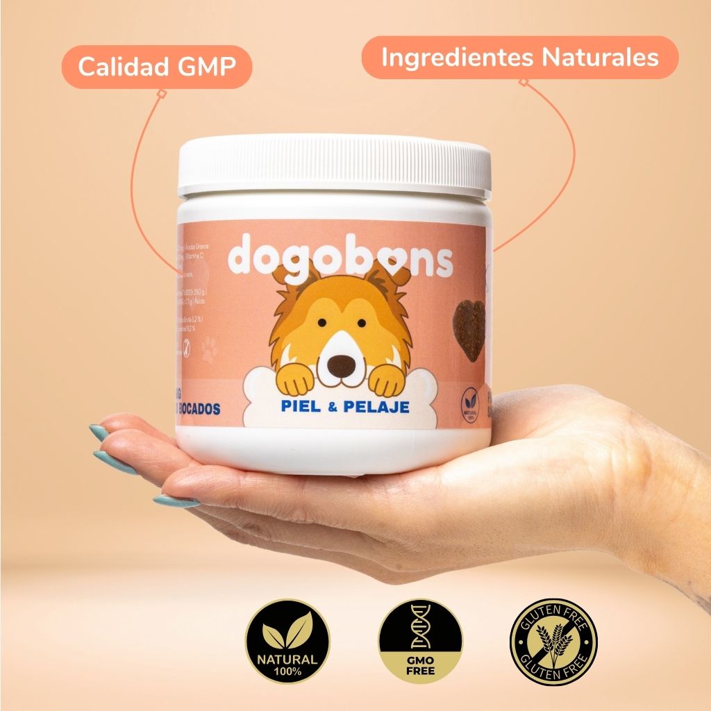 Piel & Pelaje - Masticables suaves 120 uds