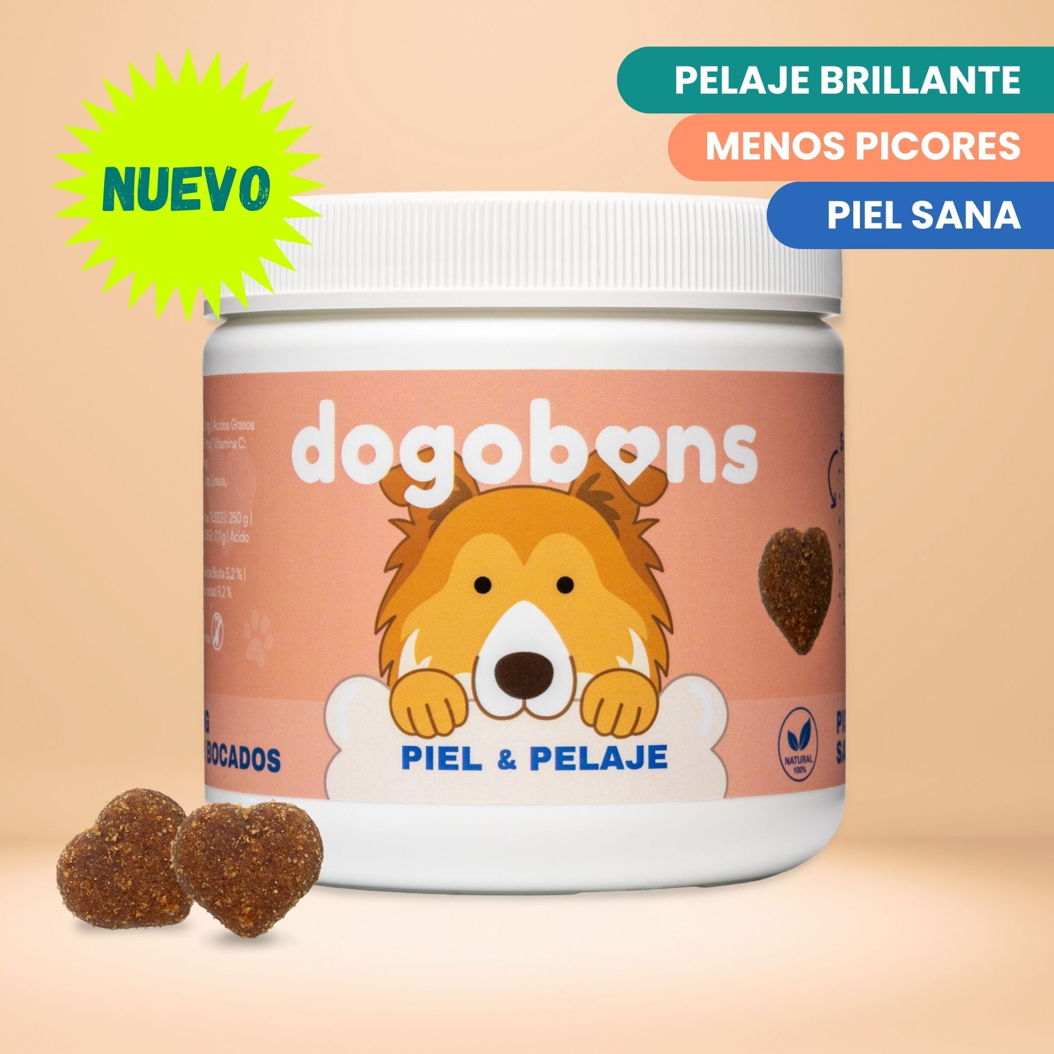 Piel & Pelaje - Masticables suaves 120 uds