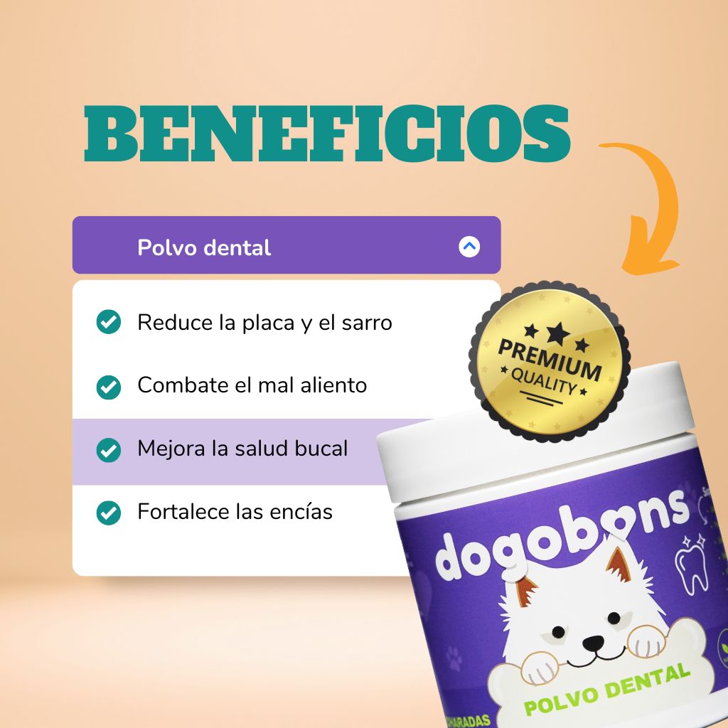 Polvo dental - aliento fresco e higiene bucal 120g