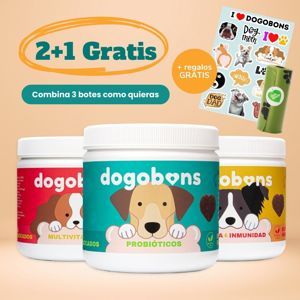 Probióticos para perros -  Masticables suaves 120 uds